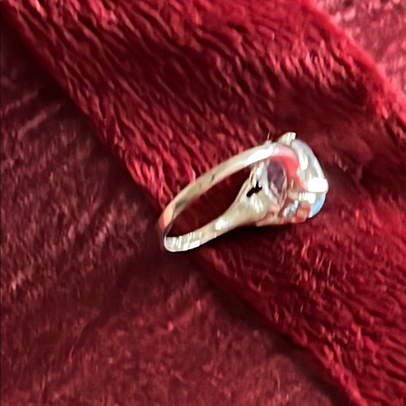 NWOT Blue Topaz and sterling Ring 5 - Picture 4 of 5